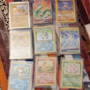 Pokemon Trading Cards - Yellow, Green, Blue, Red